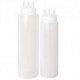 Vogue Clear 3 Nozzle Squeeze Bottle 36oz