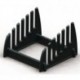 Hygiplas Black Plastic Chopping Board Rack Small