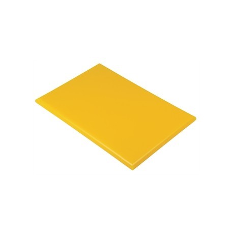 Hygiplas Extra Thick High Density Yellow Chopping Board