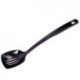 Black Slotted Serving Spoon 12in