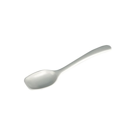 White Serving Spoon