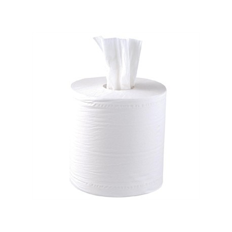 Jantex Centrefeed White Roll 2ply 6 Pack