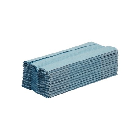 Jantex C Fold Hand Towels Blue