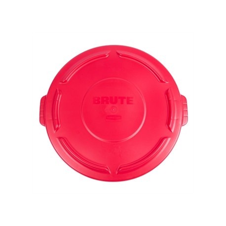 Rubbermaid Brute Snap On Lid Red