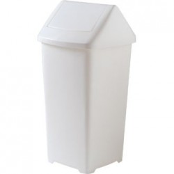 SYR Swing Lid Bin White