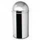 Bolero Bullet Bin Silver 40Ltr