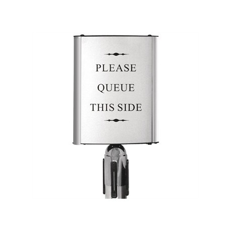 Barrier Post Sign Frame