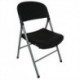Bolero Foldaway Utility Chair Black (Pack of 2)