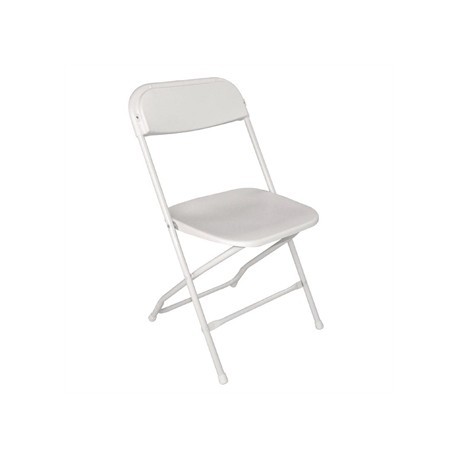 Bolero Folding Chair White (Pack of 10)