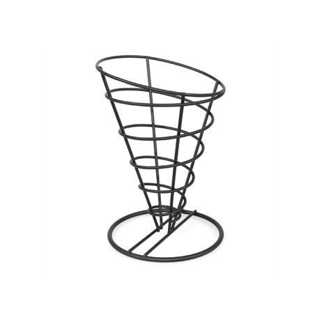 Olympia Wire Chip Cone Black