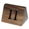 Wooden Table Number Signs Nos 11-20
