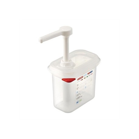 Araven Sauce Dispenser GN 1/9 Transparent 1.5Ltr