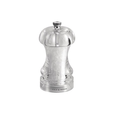 Cole & Mason Acrylic Salt Mill Capstan 4.5in