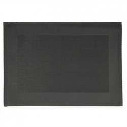 APS PVC Placemat Fine Band Frame Black