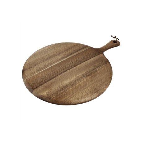 Olympia Acacia Handled Wooden Board Round 355mm
