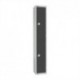 Elite Two Door Camlock Locker Graphite Grey
