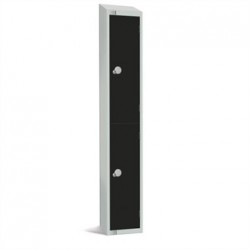 Elite Two Door Padlock Locker with Sloping Top