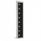 Elite Eight Door Padlock Locker Black