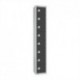 Elite Eight Door Padlock Locker Graphite Grey