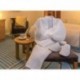 Mitre Essentials Honeycomb Bathrobe Large White