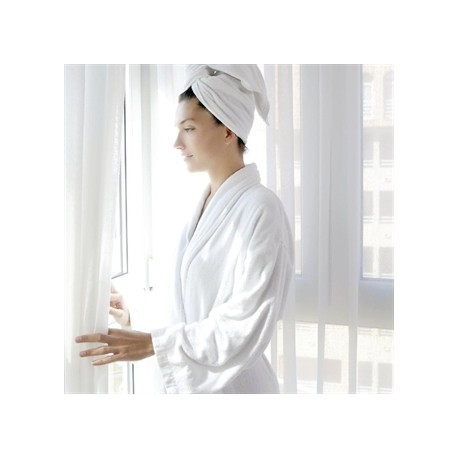 Mitre Essentials Verona Bathrobe Large White