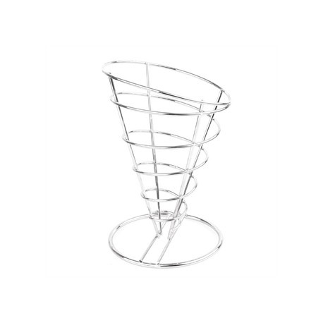 Olympia Wire Chip Cone Silver
