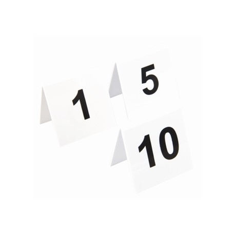 Plastic Table Numbers 1-10