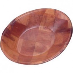 Oval Wooden Bowl Large