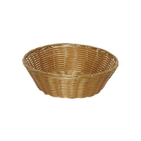 Poly Wicker Round Food Basket