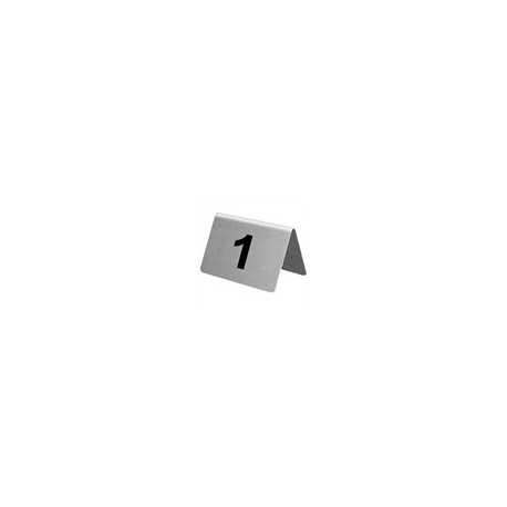 Stainless Steel Table Numbers 1-10