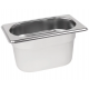 Vogue Stainless Steel 1/9 Gastronorm Pan 100mm