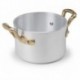 Agnelli Saucepot. 2 Stainless Steel Handles . 38 cm