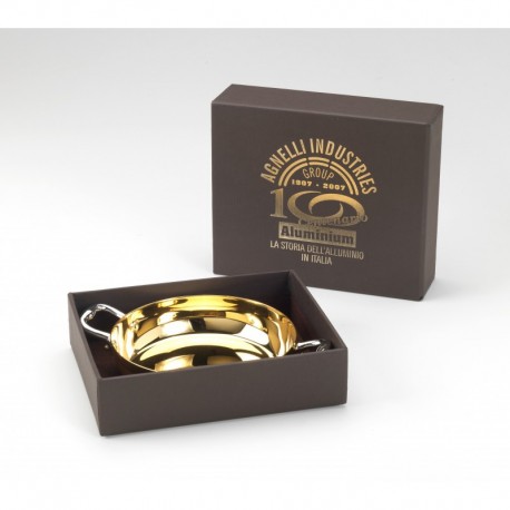 Agnelli Gold Two-Handle Little Omelette Pan 15cm