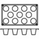 Agnelli Medium Baba, 3 Mats, 11 Moulds Each. Dolciflex. 4,5cm