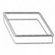 Agnelli Square Cake Mould. Dolciflex. . 26X26X4 cm