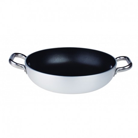 Agnelli Omelette Pan, 2 S/S Handles,Non Stick Coating Aluminium Cooking Line  40 cm