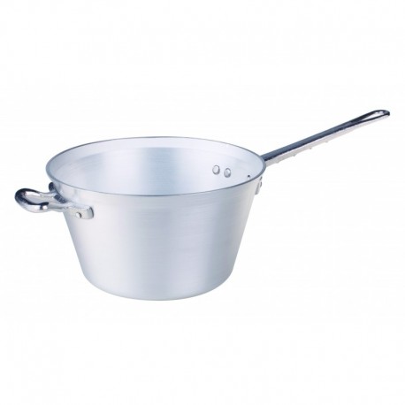 Agnelli Polenta Pot, 1 Handle And Hand Grip, Aluminium Cooking Line  30 cm