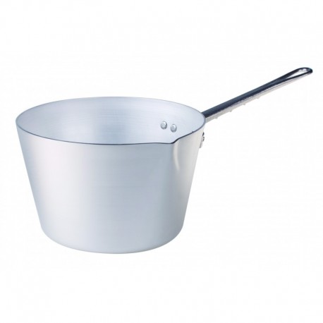 Agnelli Conical Casserole Pan With Spout And Handle, Aluminium Cooking Line  10 cm