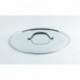 Agnelli Round Lid, Loop Handle - Pack 10 Pcs . 24 (New Model, With Rim)cm