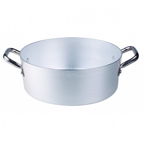 Agnelli Casserole Pot, 2 Handles, Line Aluminium 2Mm .30 cm
