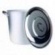 Agnelli Stockpot For Small Communities, Heavy Lid, Alu Handles. Line For Tomato  34 cm