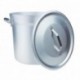 Agnelli Nord Type (Stockpot) With Heavy Lid, Alu Handles And Loop Handle.  50 cm