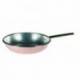 Agnelli Saute Pan, 1 Handle Hammered Copper. Family Cooking  .32 cm