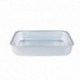 Agnelli Radiant Rectangular Roasting Plate With Folding Handles Al. 5Mm . 50 cm