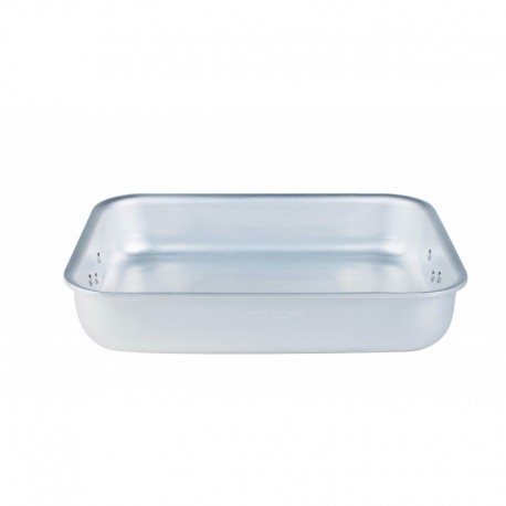 Agnelli Radiant Rectangular Roasting Plate With Folding Handles Al. 5Mm . 50 cm