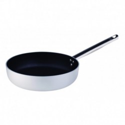 Agnelli Straight Frying Pan. 1 S/S Tubular Handle. 3Mm Thick . 50 cm