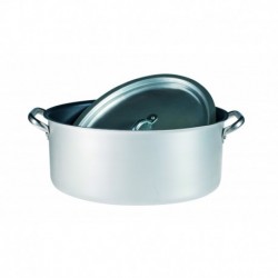Agnelli Oval Saucepot. 2 S/S Handles And Lid . 36 cm