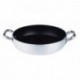 Agnelli Omelette Pan. 2 S/S Handles 5Mm Thick. Rectified Bottom  24 cm