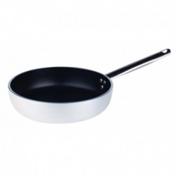 Agnelli Straight Frying Pan. S/S Tubular Handle. 5Mm Thick Rectified Bottom . 40 cm