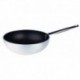 Agnelli Wok With Flat Bottom  28 cm